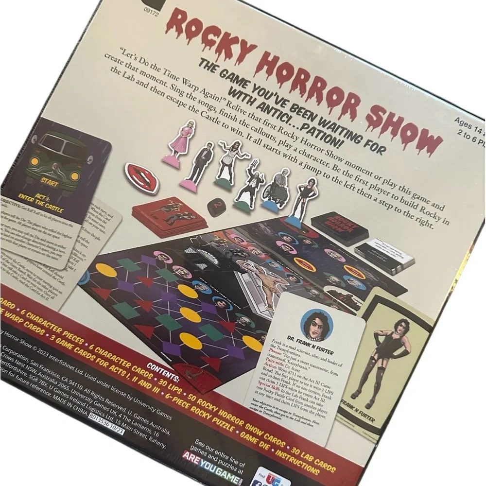 Rocky Horror Show Board Game Richard O’Brien Cult Classic 50th Anniversary